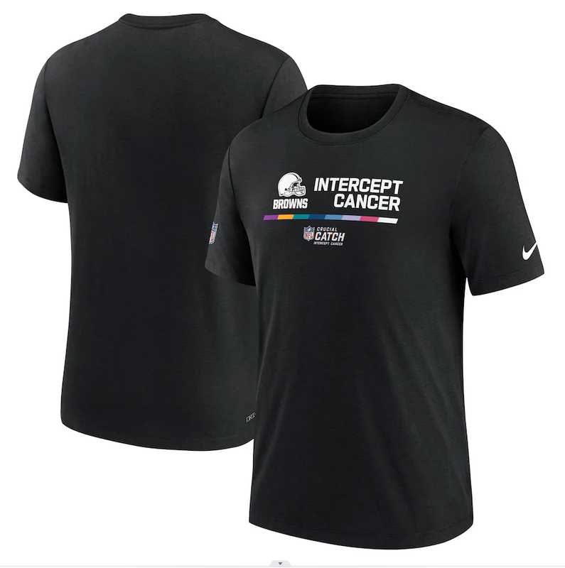 Cleveland Browns Nike 2022 NFL Crucial Catch Performance Men's T-Shirt Black,We sell and wholesale Cleveland Browns Nike 2022 NFL Crucial Catch Performance Men's T-Shirt Black on line form chian!